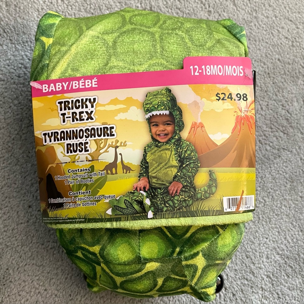 Tricky T-Rex Halloween costume 12-18 Months
